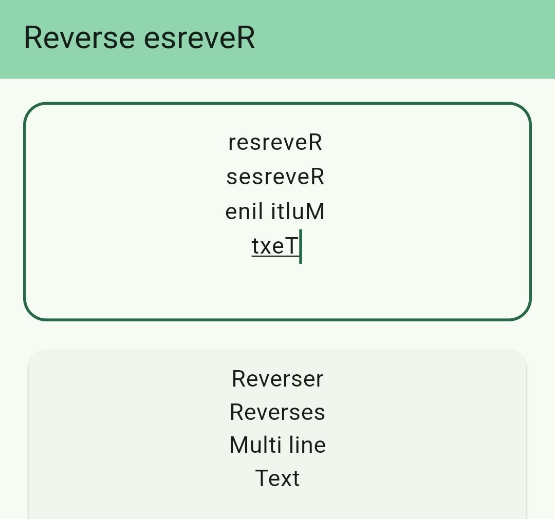 Reverser app